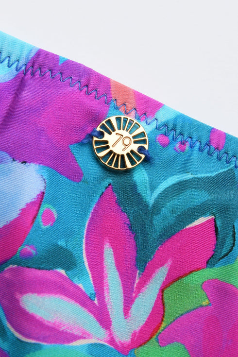 Sunshine 79 Swirltopia V-Plunge One Piece